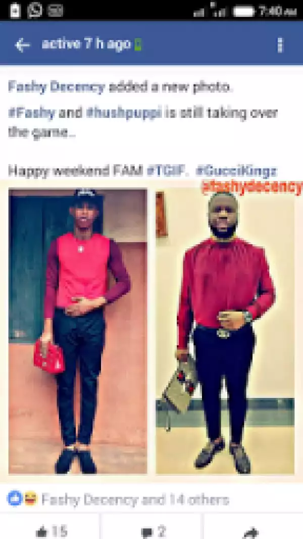 "Hushpuppi Never see Anything" - Another Gucci Slay King On Facebook (Photos)